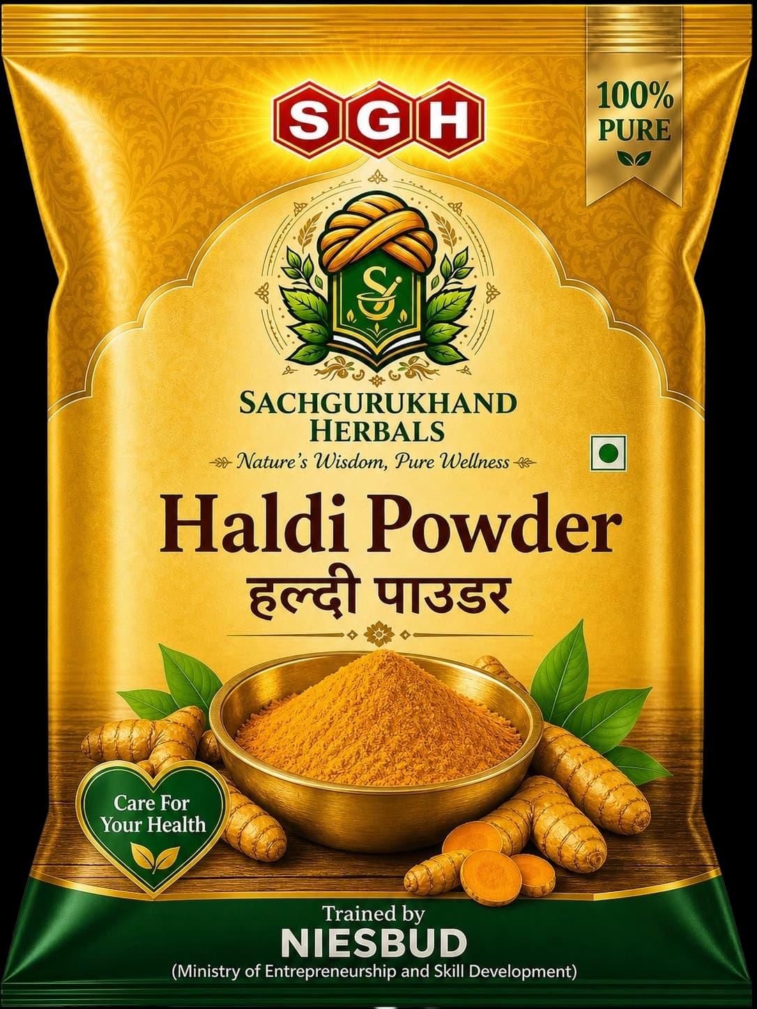 Premium Haldi Powder Packet